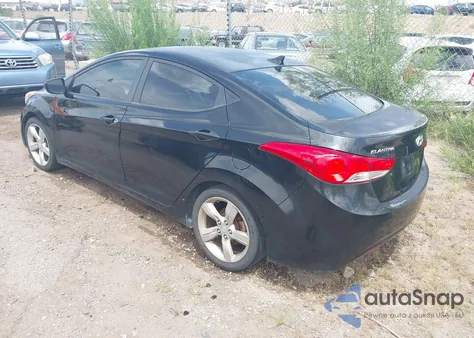 2012 Hyundai Elantra Gls from USA, damaged, VIN 5NPDH4AE6CH138726